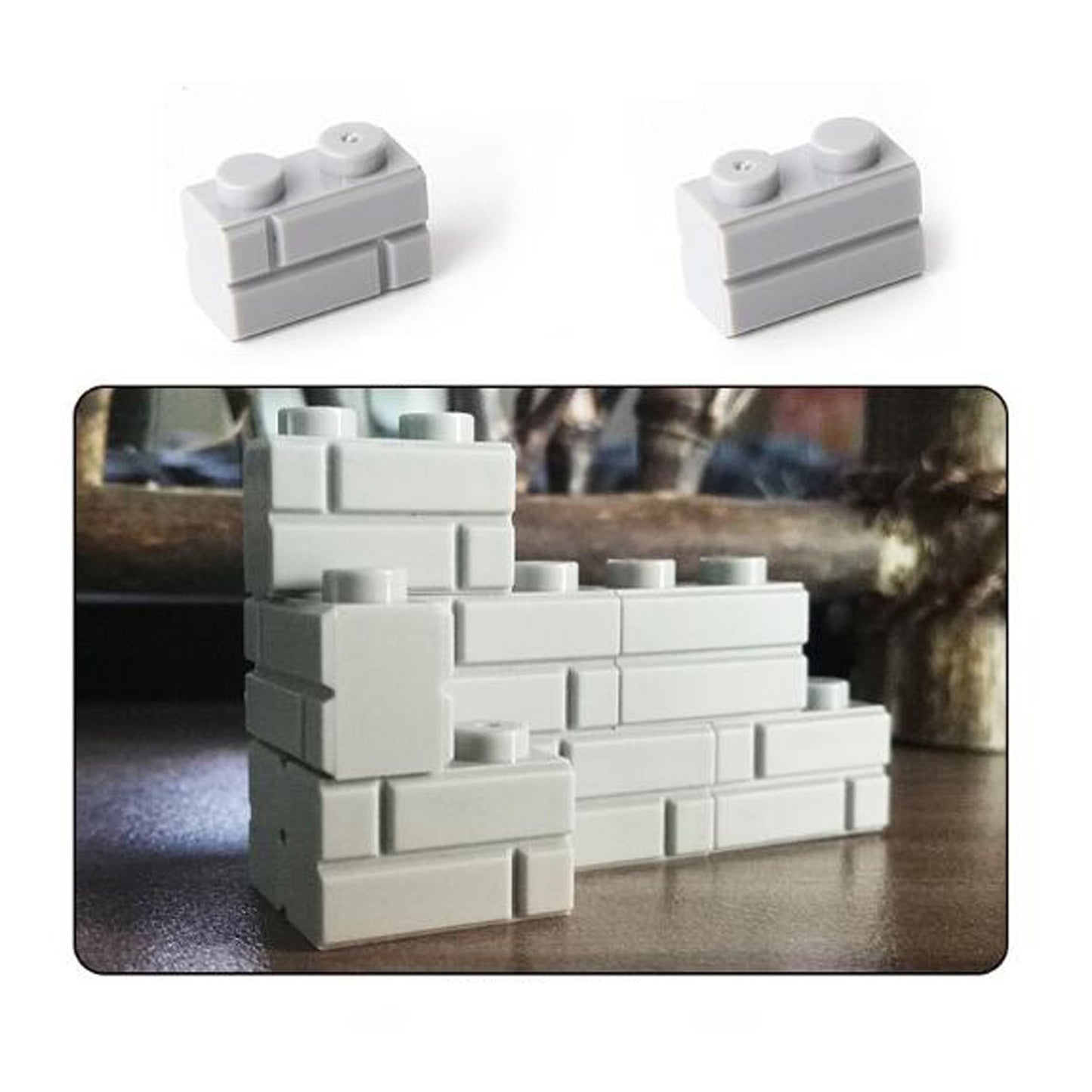 Military Building Blocks Accessories Pack, Guns & Weapons, Sandbags, Wardogs, Wall Pieces, Vests Designed for LEG0s Custom Army Minifigures