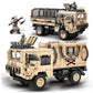 Military Army Desert Heavy Truck Vehicle Building Blocks Toys for Kids 892PCS