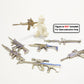 Mini Guns Designed for LEG0s Custom WW2 & Other Military Minifigures, Accessories Pack
