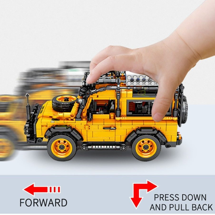 Off-Road JeepsWranger Vehicle Technical Building Blocks Toys Set for Kids Age 8+ 1053PCS