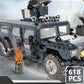SWAT Military Special Armored Personnel Jeepe Wranger Building Blocks Toy Set 618PCS