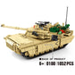 WW2/WWII German M1A2 Abrams Main Battle Tank Building Blocks Toys Set 1052PCS