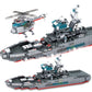 Military Army Ocean Cruiser Warship Building Blocks Toy Set 681PCS