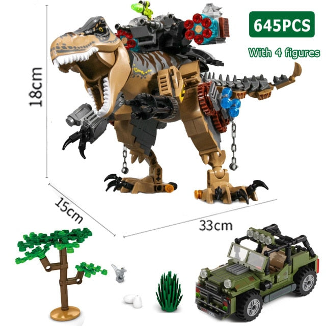 Jurassic Dinosaurs Reload Tyrannosaurus Rex Building Blocks Toy Sets (4 Styles)