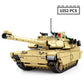 WW2/WWII Military M1A2 Abrams Main Battle Tank Model Building Blocks Sets (3 Styles)