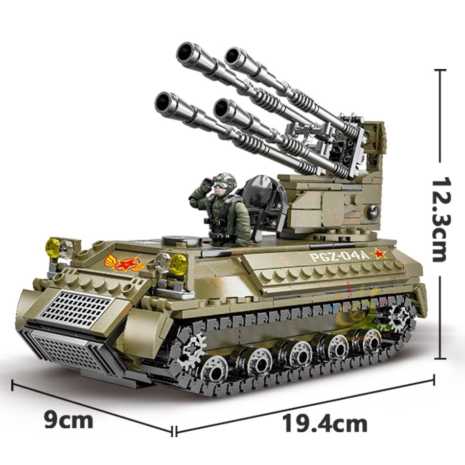 Military Tank Building Blocks Set (2 Styles)