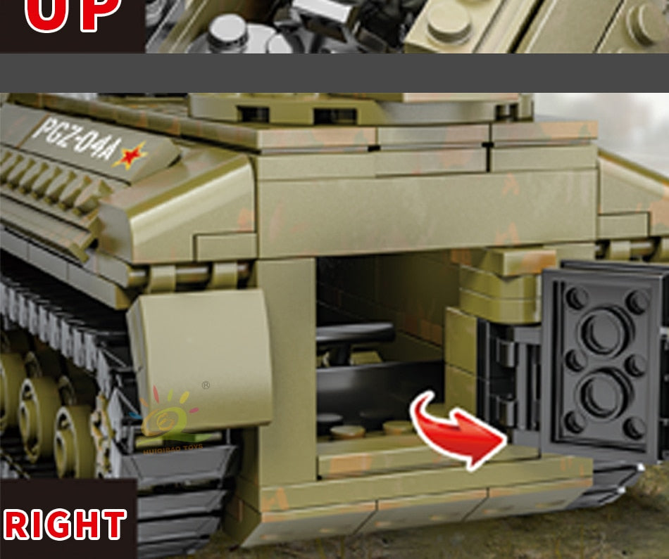 Military Tank Building Blocks Set (2 Styles)