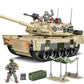 WW2 Military Abrams Heavy Tank Model Building Blocks Set 1206PCS