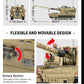 Military Army 2in1 Tank & Artillery Launching Vehicle Building Set 1499PCS