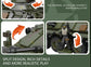 Military US Army Stryker Vehicle Model Building Blocks Toy Set 1036PCS